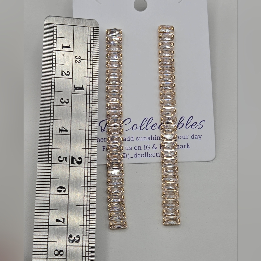 Swarovski Elements Statement Earrings Made With S… - image 3